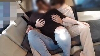 Stopping A Married Woman's Nipple Orgasm On Her Way Home From Work And Making Her Cum Continuously With Her Clitoris