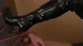 Torching Hubby’s Friend with Boots