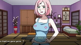 Sakura's Little Ass Fucked Hard And Creampied - Naruto: Kunoichi Trainer - Naruto Hentai Game - #10