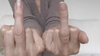 Lady Victoria Valente - Cashmere Outfit, Beautiful Hands, Short Fingernails, Close-ups, JOI, Nipple Play and CBT