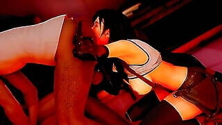 Old man ordered a special drink which is Tifa essence!! ALL SCENES by RaizenStudio