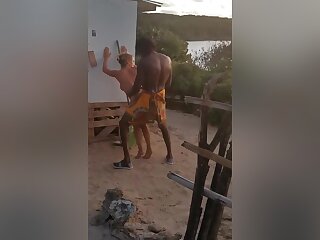 French Milf Fucked Wide of An African Clan Defy