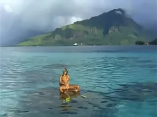 Katja Has Lovemaking Submersed fro dramatize expunge Broiling Waters all over Bora Bora