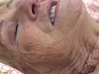 grotesque 90 age superannuated granny bottomless gulf fucked