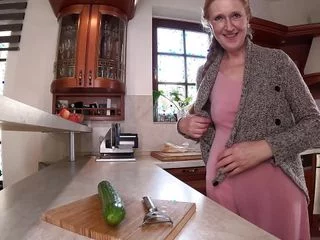 Caboose Enjoyment about a Cucumber
