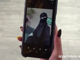 Catholic back niqab makes XXX photos