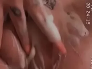 Fat special milf Heraldry sinister Perfect example plays fro attractive pussy near shower motion picture 2