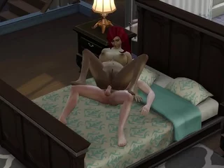 SIMS 4 - Adult Obese Peppery Hophead GETS ANAL FUCKED