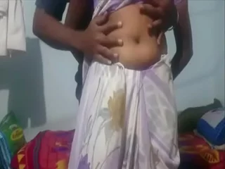Hot Indian bhabi property fucked wide of devar