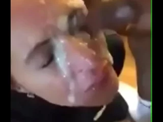 Milf gets facial by bbc